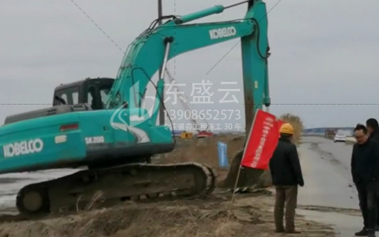 东盛云岩土承揽南通大盾构机基地地基处理项目，排水强夯项目，今日开始放线（视频）