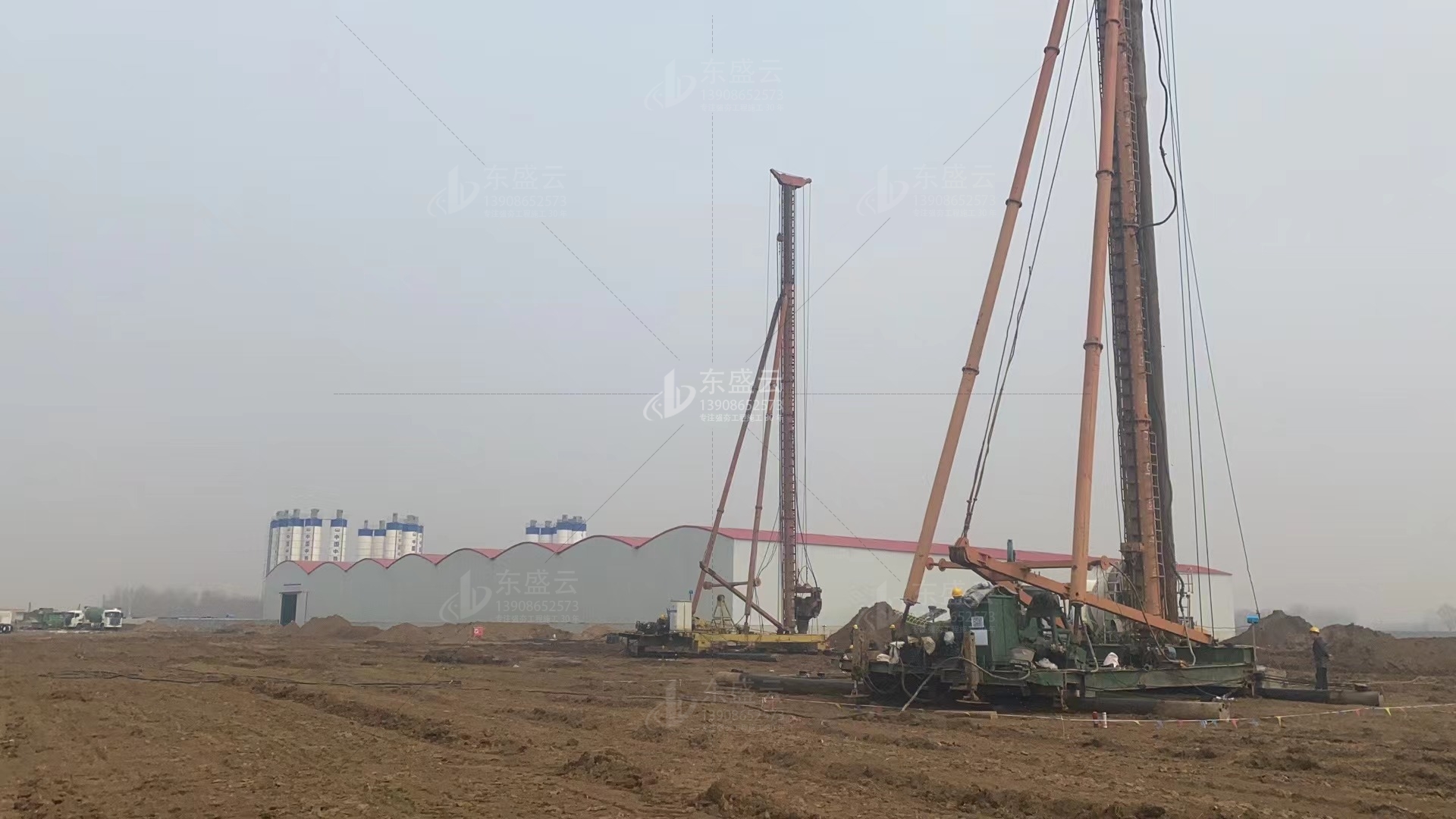 东盛云强夯公司工地纪实